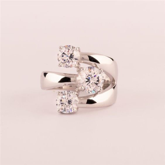 Ringe Ultima Edizione Dame TRILOGY in Silber AAO2765 - AAO2765